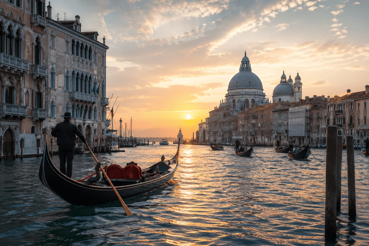 Image de Venise générée par IA pour illustrer l’article sur les villes-mémoires