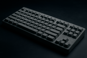 Clavier en béton : l'innovation tech qui défie les conventions
