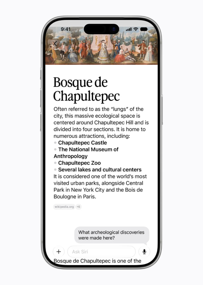 La nouvelle application Siri dediee avec historique de conversations
