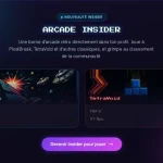 Insider passe au niveau supérieur : l'Arcade rétro débarque sur Utopiaz 🕹️