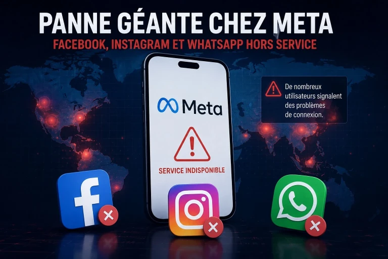 Panne géante chez Meta : Facebook, Instagram et WhatsApp hors service