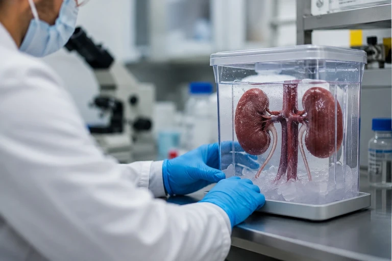 Reins artificiels cryoconservés : une révolution médicale en 2026