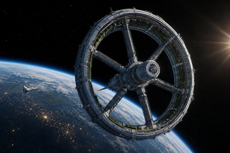 Pourquoi les stations spatiales en roue sont-elles restées fictives ?