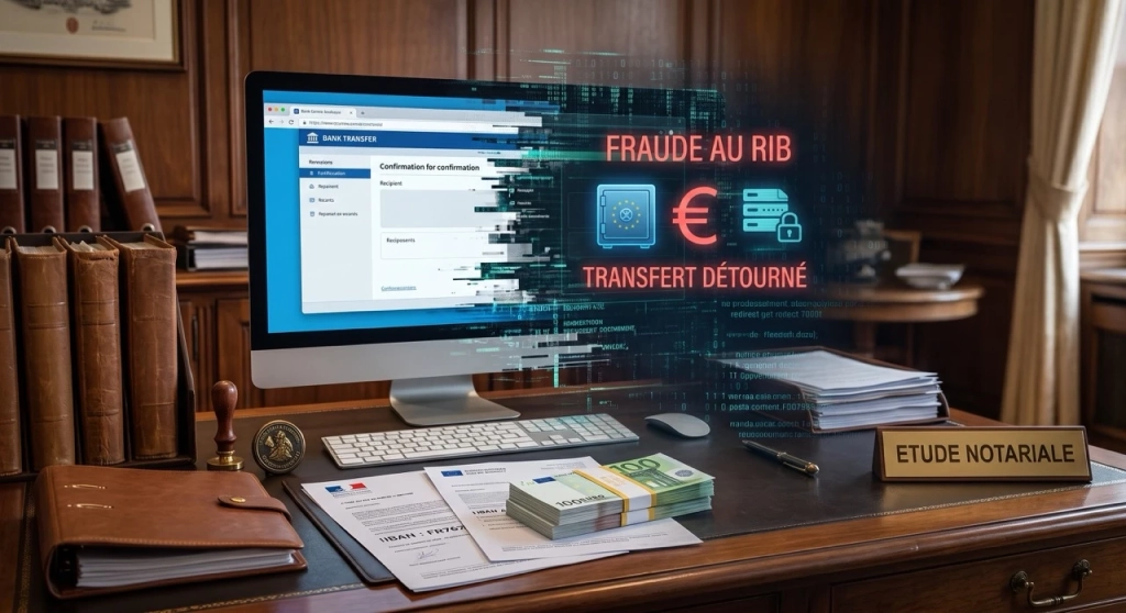 Fraude massive aux RIB piège 500 notaires français